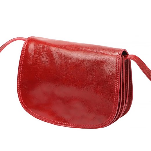 Florence torebka listonoszka skóra naturalna czerwony ze sklepu lenaodniemowlakadoszkolniaka.pl w kategorii Listonoszki - zdjęcie 187433468