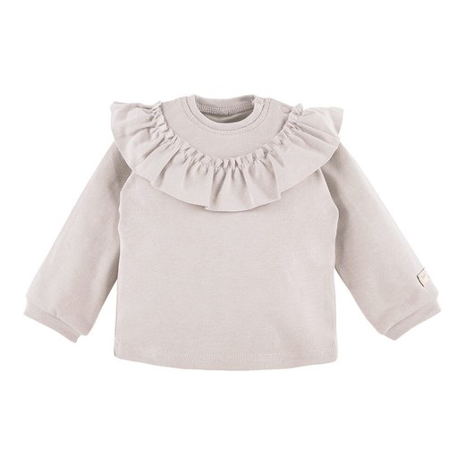 Bluza beżowa dresowa karczek dla dziewczynki Simply Comfy Eevi ze sklepu lenaodniemowlakadoszkolniaka.pl w kategorii Bluzy i swetry - zdjęcie 187434077