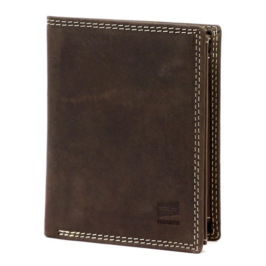 Portfel męski skórzany skóra naturalna Nordee ze sklepu lenaodniemowlakadoszkolniaka.pl w kategorii Portfele męskie - zdjęcie 187434437