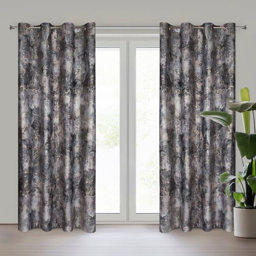 ZASŁONA GOTOWA ESTER 140 X 250 CM BRĄZOWY ze sklepu lenaodniemowlakadoszkolniaka.pl w kategorii Zasłony - zdjęcie 187434659