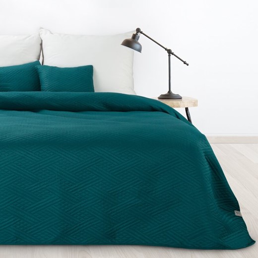 NARZUTA D91 KPL 200 X 220 CM CIEMNOTURKUSOWY ze sklepu lenaodniemowlakadoszkolniaka.pl w kategorii Narzuty i kapy - zdjęcie 187435078