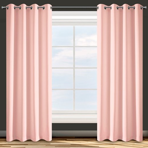 ZASŁONA GOTOWA D91 ADORE 140 X 250 CM PUDROWY RÓŻ ze sklepu lenaodniemowlakadoszkolniaka.pl w kategorii Zasłony - zdjęcie 187435636