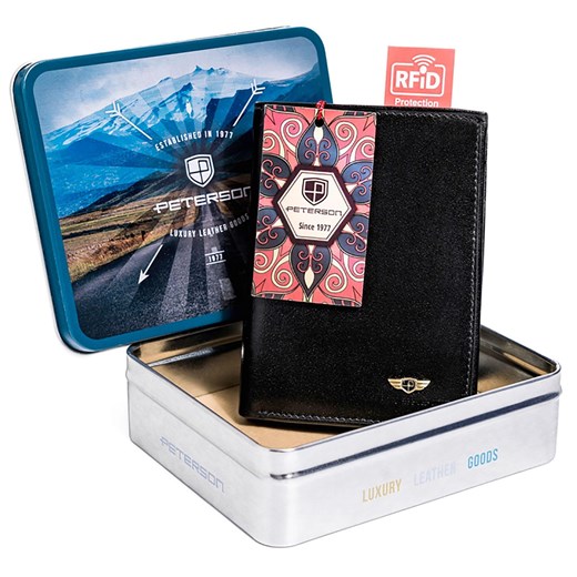 Portfel męski skórzany skóra naturalna Peterson ze sklepu lenaodniemowlakadoszkolniaka.pl w kategorii Portfele męskie - zdjęcie 187436116