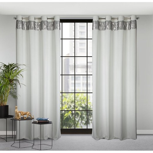 ZASŁONA GOTOWA JASPER 140 X 250 CM BIAŁY ze sklepu lenaodniemowlakadoszkolniaka.pl w kategorii Zasłony - zdjęcie 187437045