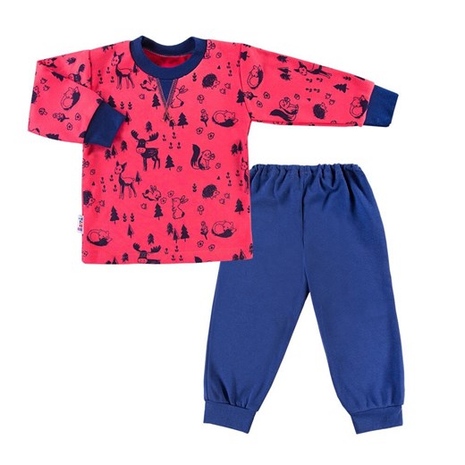 PIŻAMA TRIP DZ MALINOWY DRUK Ewa Klucze ze sklepu lenaodniemowlakadoszkolniaka.pl w kategorii Piżamy dziecięce - zdjęcie 187437408