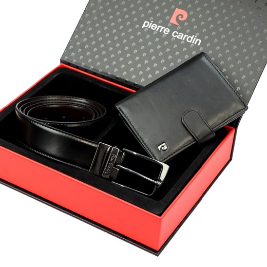 Zestaw na prezent dla mężczyzny portfel i pasek męski skórzany Pierre Cardin ze sklepu lenaodniemowlakadoszkolniaka.pl w kategorii Paski męskie - zdjęcie 187437675