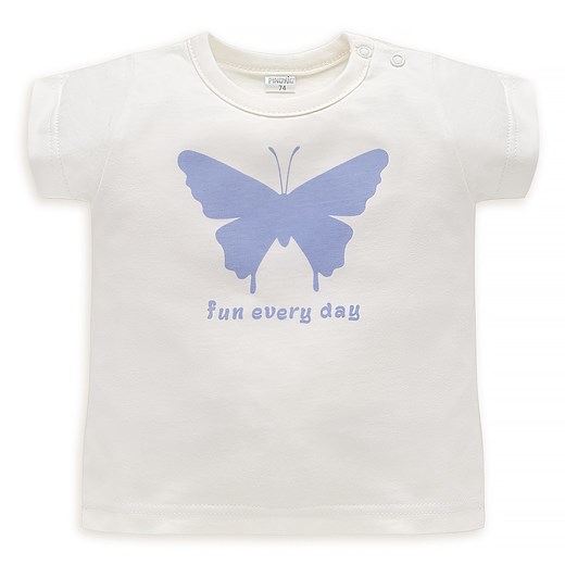 Bluzka bawełniana z krótkim rękawem dla dziewczynki Imagine Pinokio ze sklepu lenaodniemowlakadoszkolniaka.pl w kategorii Kaftaniki i bluzki - zdjęcie 187439115