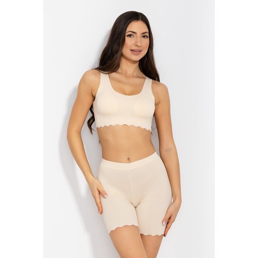 Figi Feel Good Bermudy majtki damskie beżowe ze sklepu lenaodniemowlakadoszkolniaka.pl w kategorii Majtki damskie - zdjęcie 187439658