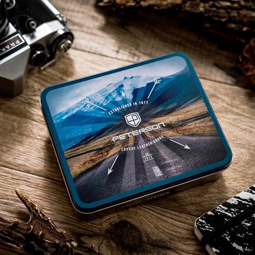 Portfel męski skórzany skóra naturalna Peterson Peterson uniwersalny lenaodniemowlakadoszkolniaka.pl