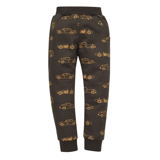 Spodnie OLD CARS brązowy,autka 128 ze sklepu lenaodniemowlakadoszkolniaka.pl w kategorii Spodnie i półśpiochy - zdjęcie 187440428