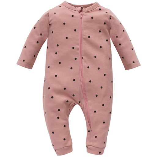 PAJAC BS SUWAK TRES BIEN RO roz,groszki 68 ze sklepu lenaodniemowlakadoszkolniaka.pl w kategorii Pajacyki - zdjęcie 187440645