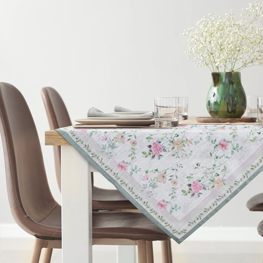 OBRUS SUMMER7 90 X 90 CM NATURALNY ze sklepu lenaodniemowlakadoszkolniaka.pl w kategorii Obrusy i bieżniki - zdjęcie 187442296