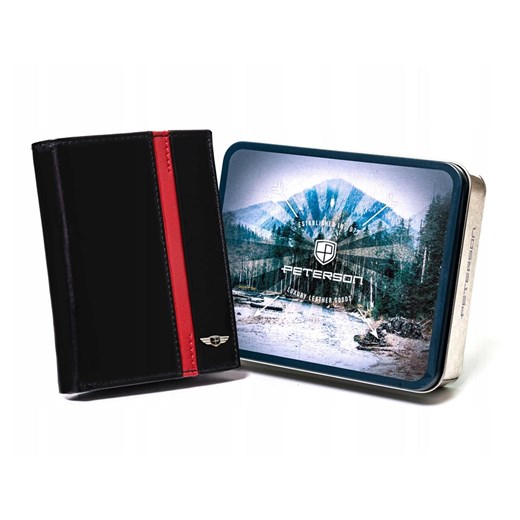 Portfel męski skórzany skóra naturalna Peterson ze sklepu lenaodniemowlakadoszkolniaka.pl w kategorii Portfele męskie - zdjęcie 187442576