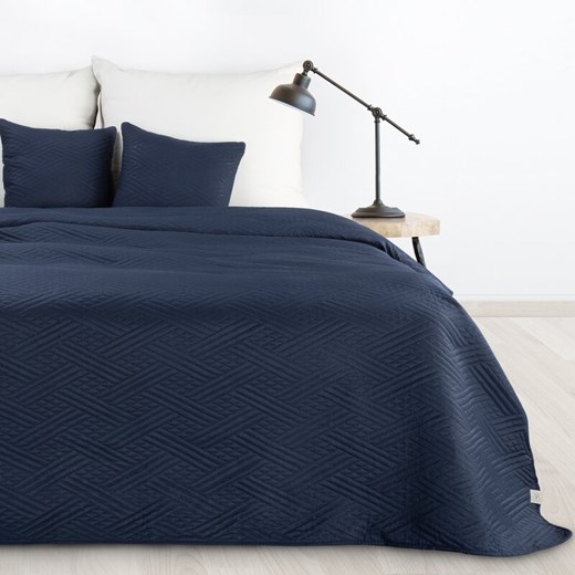 NARZUTA D91 KPL 200 X 220 CM GRANATOWY ze sklepu lenaodniemowlakadoszkolniaka.pl w kategorii Narzuty i kapy - zdjęcie 187443715