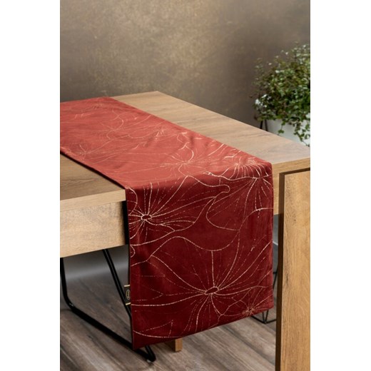 OBRUS BLINK 18 35 X 220 CM CEGLASTY ze sklepu lenaodniemowlakadoszkolniaka.pl w kategorii Obrusy i bieżniki - zdjęcie 187446837