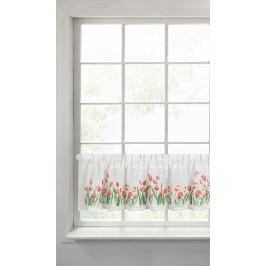 FIRANA GOTOWA STELLA NA TAŚMIE 150 X 30 CM BIAŁY ze sklepu lenaodniemowlakadoszkolniaka.pl w kategorii Firany - zdjęcie 187447319