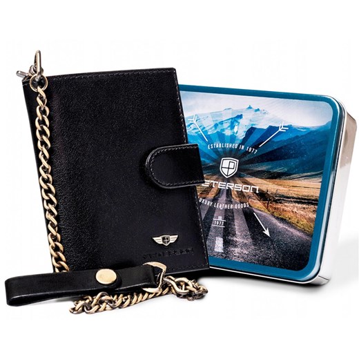 Portfel męski skórzany skóra naturalna Peterson ze sklepu lenaodniemowlakadoszkolniaka.pl w kategorii Portfele męskie - zdjęcie 187448375