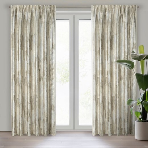 ZASŁONA GOTOWA ELLA NA TAŚMIE 140 X 270 CM KREMOWY ze sklepu lenaodniemowlakadoszkolniaka.pl w kategorii Zasłony - zdjęcie 187449127