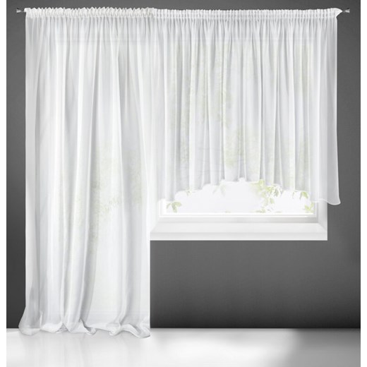 FIRANA GOTOWA AGA-4 600 X 245 CM BIAŁY ze sklepu lenaodniemowlakadoszkolniaka.pl w kategorii Firany - zdjęcie 187449829