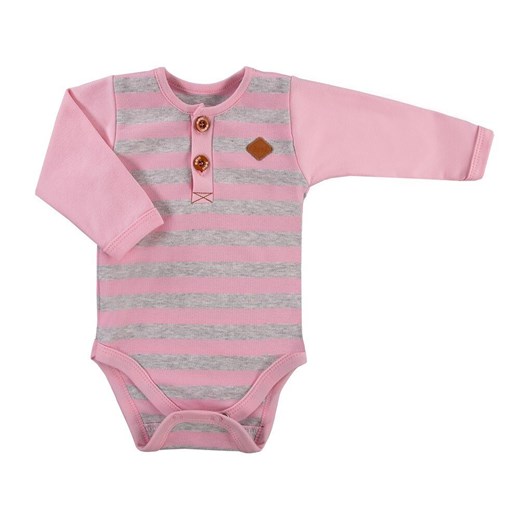 BODY niemowlęce wyprawka TRIP DŁ DZ PASKI RÓŻ Ewa Klucze ze sklepu lenaodniemowlakadoszkolniaka.pl w kategorii Odzież dla niemowląt - zdjęcie 187450367