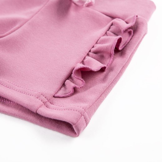 Spodenki krótkie dla dziewczynki róż Nature Ewa klucze ze sklepu lenaodniemowlakadoszkolniaka.pl w kategorii Spodenki niemowlęce - zdjęcie 187451025