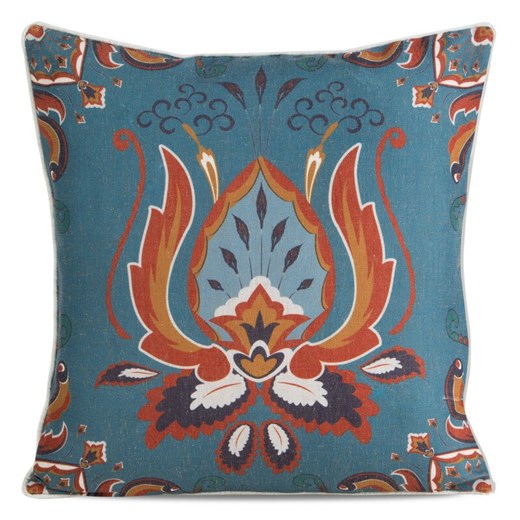 POSZEWKA LEN 11 45 X 45 CM TURKUSOWY ze sklepu lenaodniemowlakadoszkolniaka.pl w kategorii Poszewki na poduszki - zdjęcie 187451056