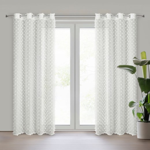 ZASŁONA GOTOWA AURELIA 135 X 250 CM KREMOWY ze sklepu lenaodniemowlakadoszkolniaka.pl w kategorii Zasłony - zdjęcie 187451255