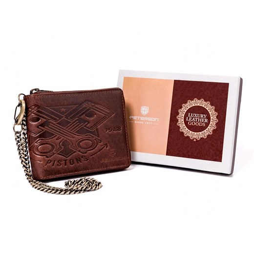 Portfel męski skórzany skóra naturalna Peterson ze sklepu lenaodniemowlakadoszkolniaka.pl w kategorii Portfele męskie - zdjęcie 187451595