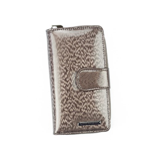 Gregorio portfel skóra naturalna szary Gregorio PT-116 - kobieta ze sklepu lenaodniemowlakadoszkolniaka.pl w kategorii Portfele damskie - zdjęcie 187452026