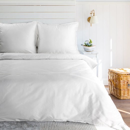 KOMPLET POŚCIELI RETRO 5 160 X 200 CM BIAŁY ze sklepu lenaodniemowlakadoszkolniaka.pl w kategorii Pościele - zdjęcie 187452469