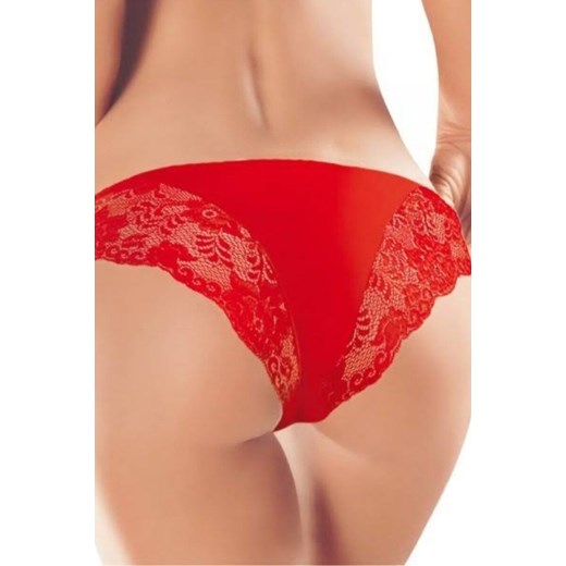 Figi majtki damskie 065 czerwone ze sklepu lenaodniemowlakadoszkolniaka.pl w kategorii Majtki damskie - zdjęcie 187452688