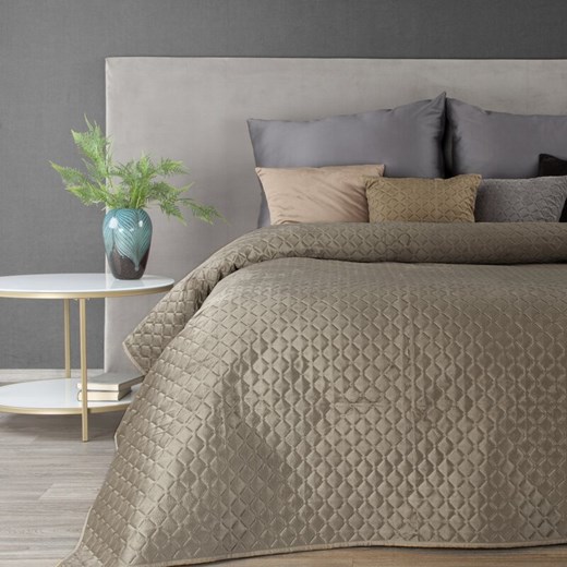 NARZUTA DIMON 70 X 160 CM CIEMNOBEŻOWY ze sklepu lenaodniemowlakadoszkolniaka.pl w kategorii Narzuty i kapy - zdjęcie 187453107