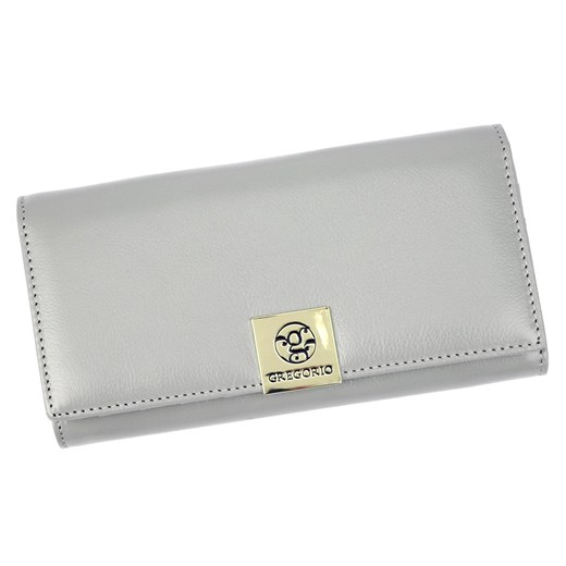 Gregorio portfel skóra naturalna licowa szary kobieta ze sklepu lenaodniemowlakadoszkolniaka.pl w kategorii Portfele damskie - zdjęcie 187453765