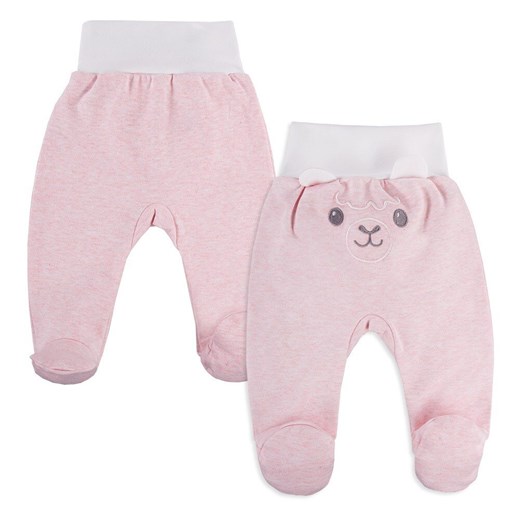 Półśpiochy niemowlęce wcześniak wyprawka Eevi Baby love różowe ze sklepu lenaodniemowlakadoszkolniaka.pl w kategorii Spodnie i półśpiochy - zdjęcie 187453967