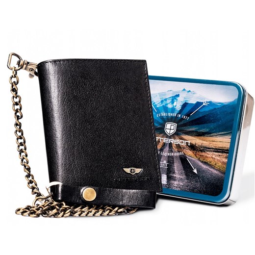 Portfel męski skórzany skóra naturalna Peterson ze sklepu lenaodniemowlakadoszkolniaka.pl w kategorii Portfele męskie - zdjęcie 187455838