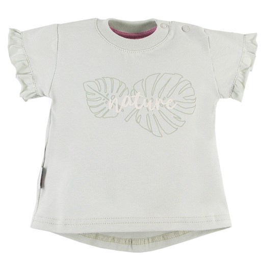 koszulka z krótkim rękawem dla dziewczynki Natural Ewa Klucze Eevi ze sklepu lenaodniemowlakadoszkolniaka.pl w kategorii Kaftaniki i bluzki - zdjęcie 187456856