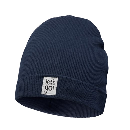 Czapka sci LETS GO! granatowy 74/80 ze sklepu lenaodniemowlakadoszkolniaka.pl w kategorii Czapki dziecięce - zdjęcie 187457135