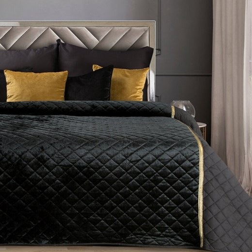 NARZUTA KRISTIN 220 X 240 CM CZARNY ze sklepu lenaodniemowlakadoszkolniaka.pl w kategorii Narzuty i kapy - zdjęcie 187457608