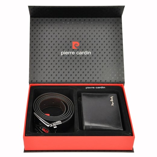 Zestaw na prezent dla mężczyzny portfel i pasek męski skórzany Pierre Cardin ze sklepu lenaodniemowlakadoszkolniaka.pl w kategorii Paski męskie - zdjęcie 187458489