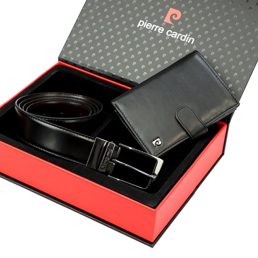 Zestaw na prezent dla mężczyzny portfel i pasek męski skórzany Pierre Cardin ze sklepu lenaodniemowlakadoszkolniaka.pl w kategorii Paski męskie - zdjęcie 187459315