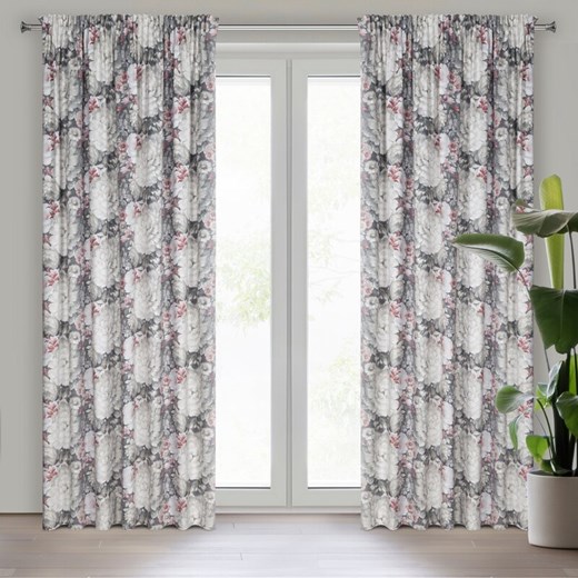 ZASŁONA GOTOWA LUCIA NA TAŚMIE 140 X 270 CM KREMOWY ze sklepu lenaodniemowlakadoszkolniaka.pl w kategorii Zasłony - zdjęcie 187459755