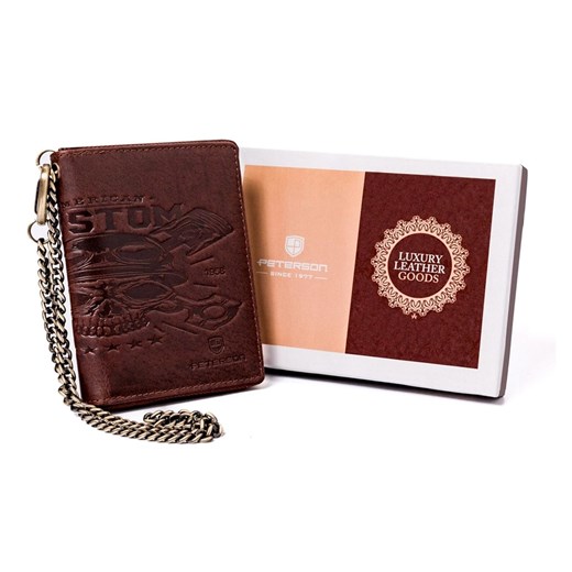 Portfel męski skórzany skóra naturalna Peterson ze sklepu lenaodniemowlakadoszkolniaka.pl w kategorii Portfele męskie - zdjęcie 187460139