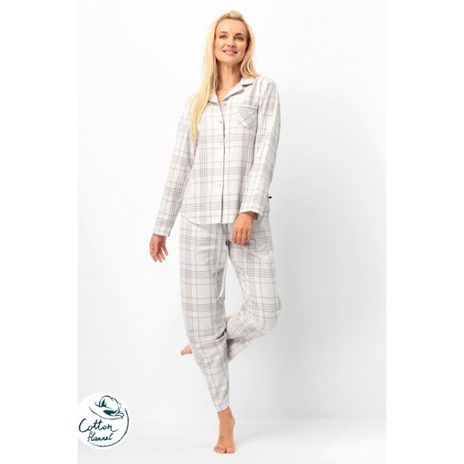 Piżama LNS 401 rozpinana ze sklepu lenaodniemowlakadoszkolniaka.pl w kategorii Piżamy damskie - zdjęcie 187460186