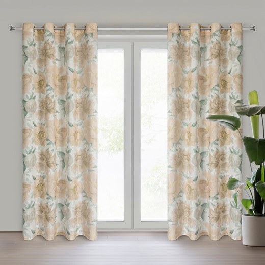 ZASŁONA GOTOWA KARLA 140 X 250 CM NATURALNY ze sklepu lenaodniemowlakadoszkolniaka.pl w kategorii Zasłony - zdjęcie 187460277