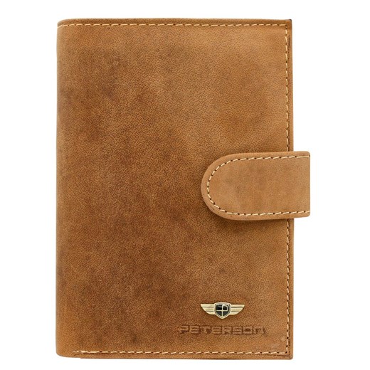 Portfel męski skórzany skóra naturalna Peterson ze sklepu lenaodniemowlakadoszkolniaka.pl w kategorii Portfele męskie - zdjęcie 187460449