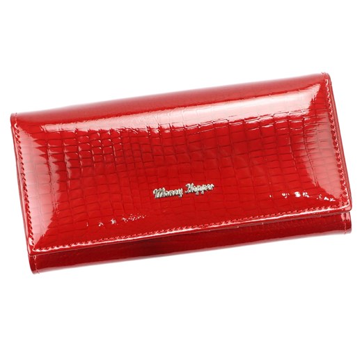 Portfel damski skórzany PELLUCCI 6019 Czerwony ze sklepu lenaodniemowlakadoszkolniaka.pl w kategorii Portfele damskie - zdjęcie 187460629