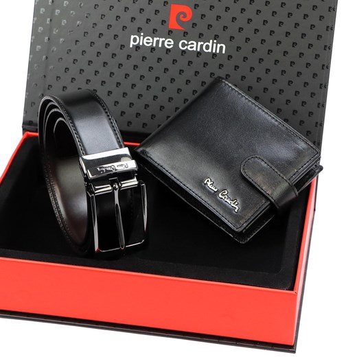 Zestaw na prezent dla mężczyzny portfel i pasek męski skórzany Pierre Cardin ze sklepu lenaodniemowlakadoszkolniaka.pl w kategorii Paski męskie - zdjęcie 187461287