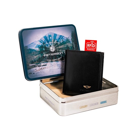 Portfel męski skórzany skóra naturalna Peterson ze sklepu lenaodniemowlakadoszkolniaka.pl w kategorii Portfele męskie - zdjęcie 187462069