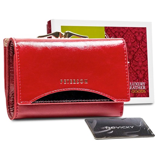 Portfel damski skórzany skóra naturalna Peterson ze sklepu lenaodniemowlakadoszkolniaka.pl w kategorii Portfele damskie - zdjęcie 187462849