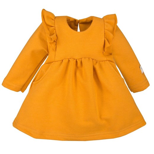 SUKIENKA SIMPLY COMFY MIODOWY Ewa Klucze ze sklepu lenaodniemowlakadoszkolniaka.pl w kategorii Odzież dla niemowląt - zdjęcie 187462926